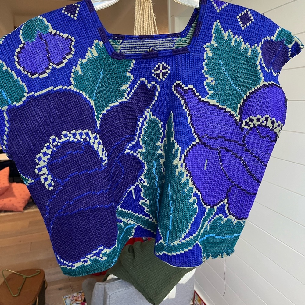 HANDSTITCHED embroidered blouse